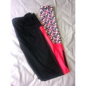 Victoria’s Secret Sport Knockout Tights Neon Black